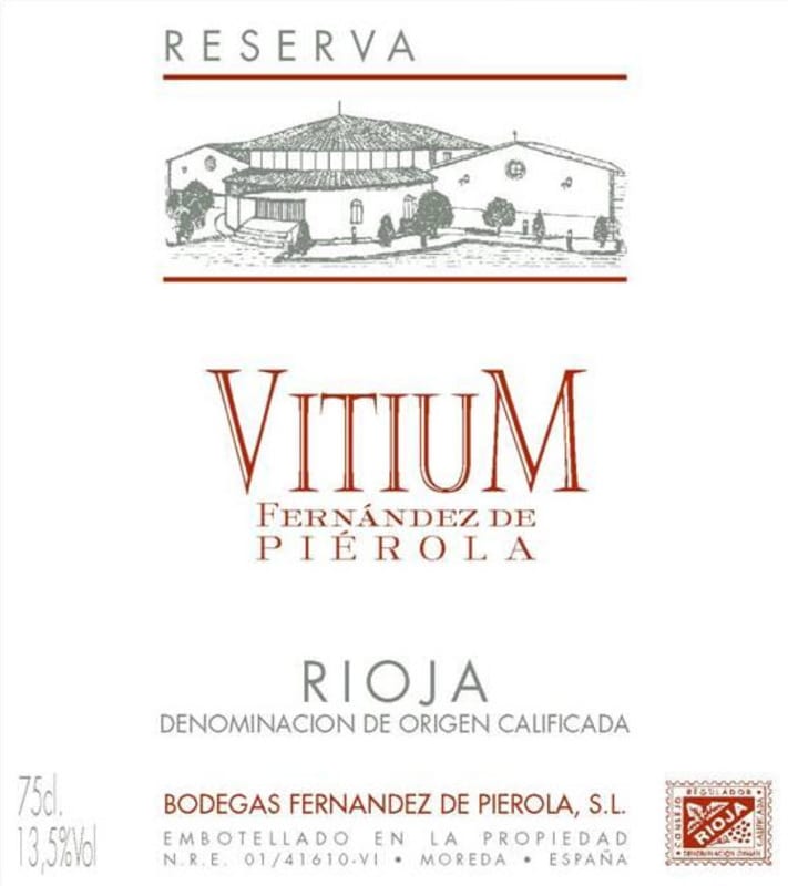 Bodegas Pierola Vitium Pierola Reserva Especial 2005 Front Label