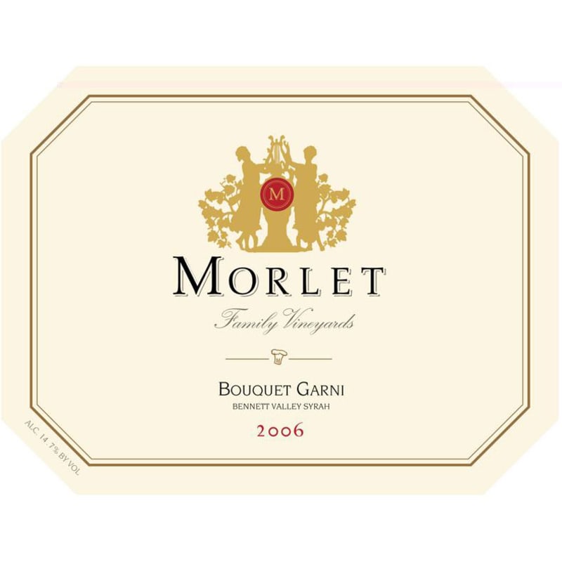 Morlet Bouquet Garni Syrah 2006 Front Label