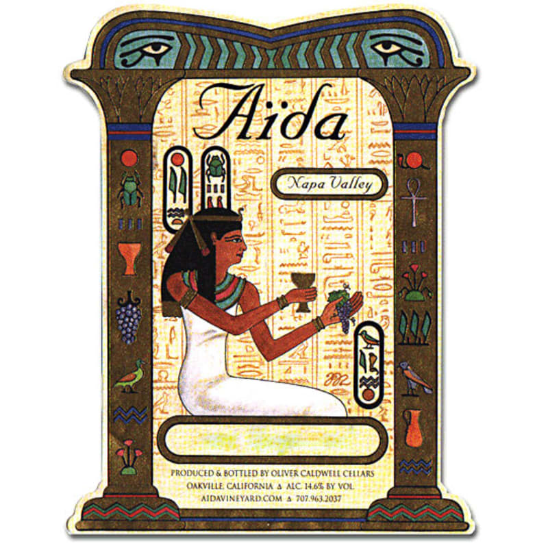 Oliver Caldwell Cellars Petite Sirah Aida Vineyard 1999 Front Label