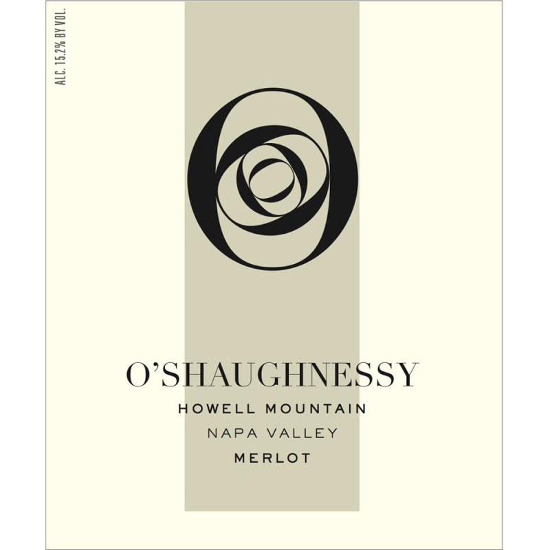 O'Shaughnessy Howell Mountain Merlot 2004 Front Label