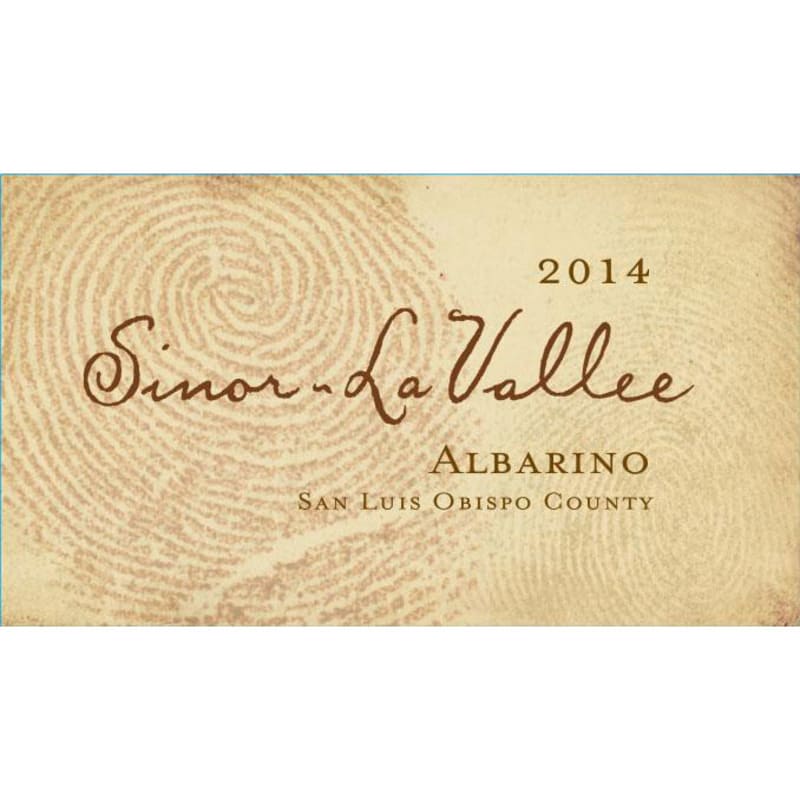 Sinor-LaVallee San Luis Obispo Albarino 2014 Front Label