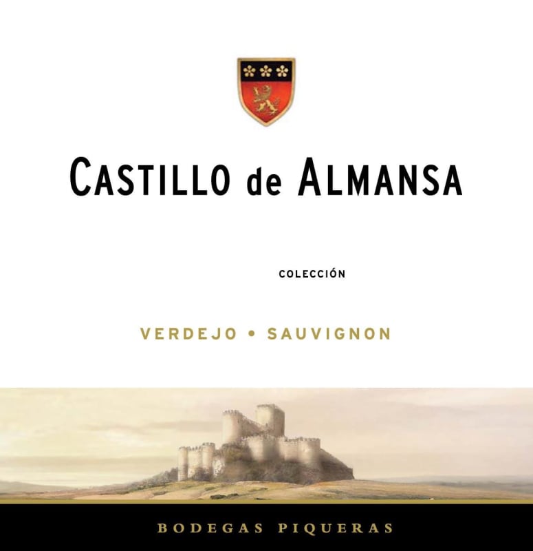 Bodegas Piqueras Castillo de Almansa Verdejo-Sauvignon Blanco 2015 Front Label