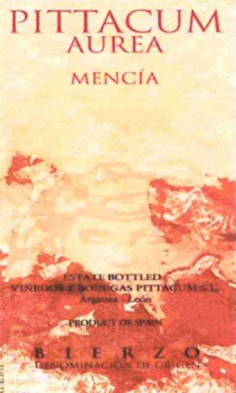 Bodegas Pittacum Aurea Mencia 2006 Front Label