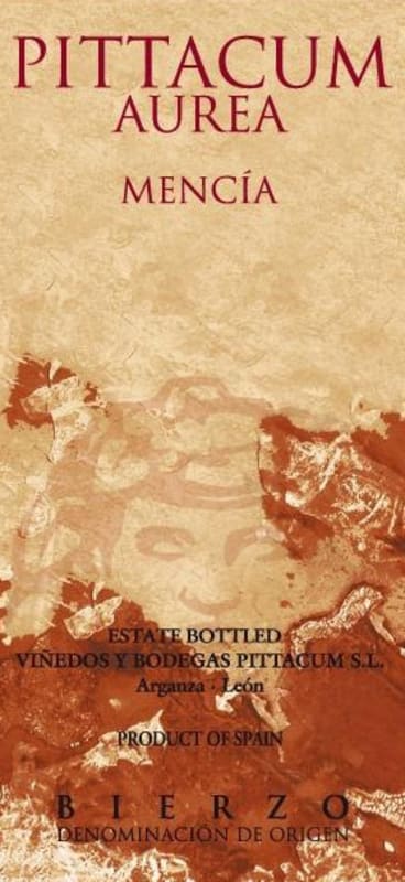 Bodegas Pittacum Aurea Mencia 2008 Front Label