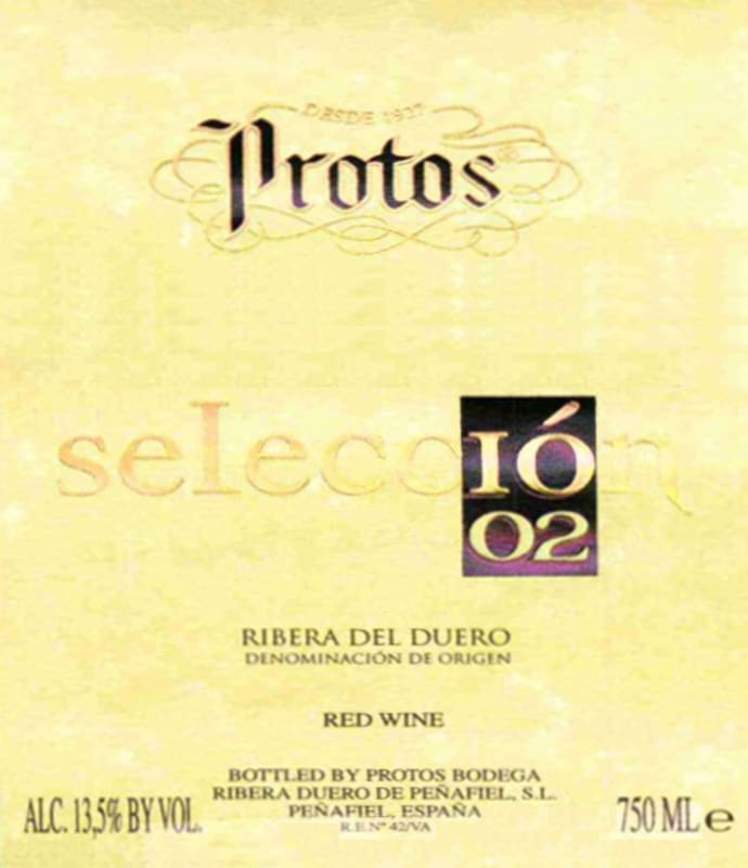 Mamma Mia Seleccion 2002 Front Label