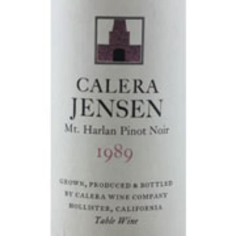Calera Jensen Vineyard Pinot Noir 1989 Front Label