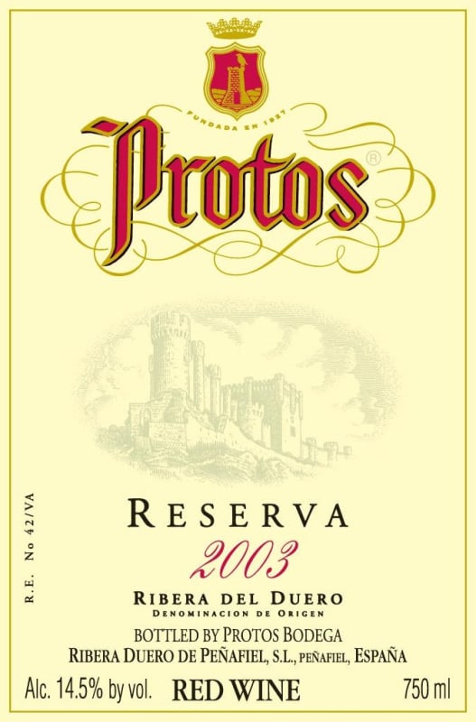 Mamma Mia Reserva 2003 Front Label