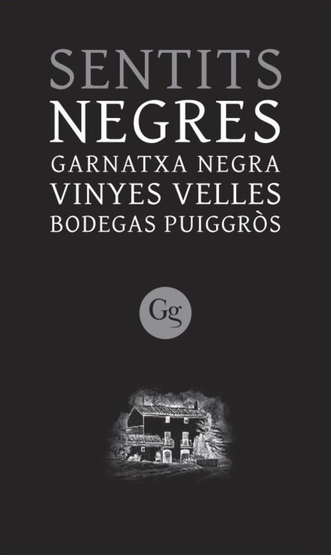 Bodegas Puiggros Sentits Negres Vinyes Velles Garnatxa Negre 2013 Front Label