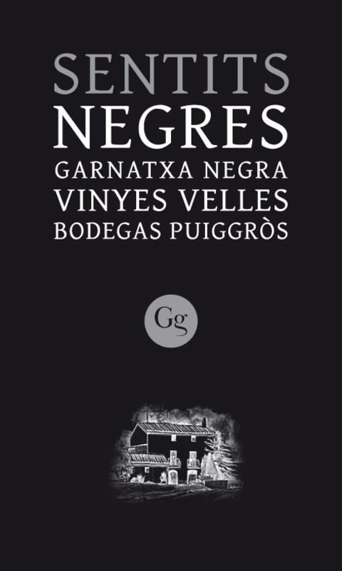 Bodegas Puiggros Sentits Negres Vinyes Velles Garnatxa Negre 2009 Front Label