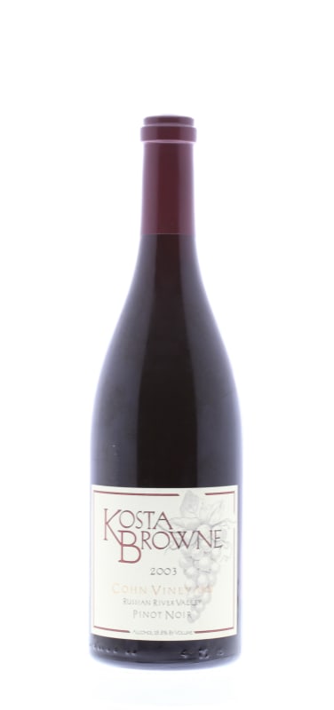 Kosta Browne Cohn Vineyard Pinot Noir 2003 Front Bottle Shot