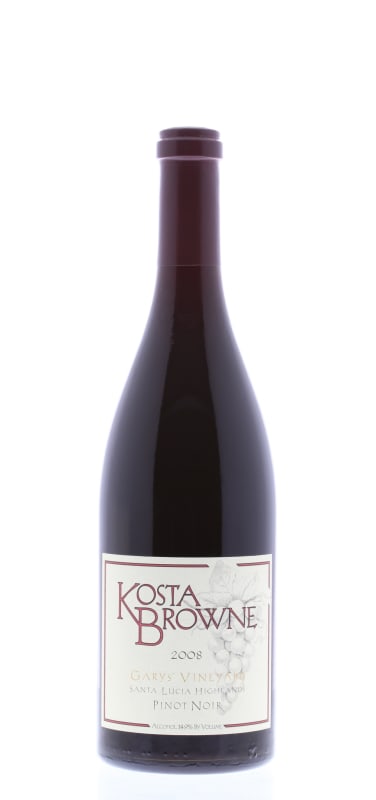 Kosta Browne Gary's Vineyard Pinot Noir 2008 Front Bottle Shot
