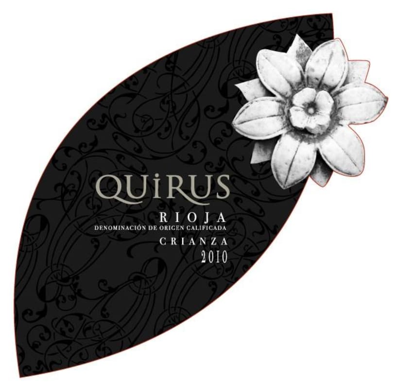 Bodegas Quiroga de Pablo Quirus Crianza 2010 Front Label