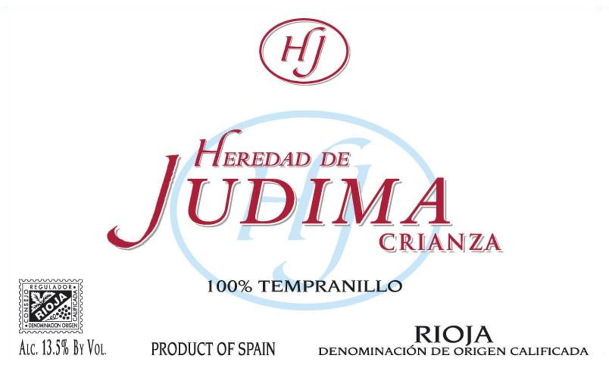 Bodegas Quiroga de Pablo Heredad de Judima Crianza 2010 Front Label
