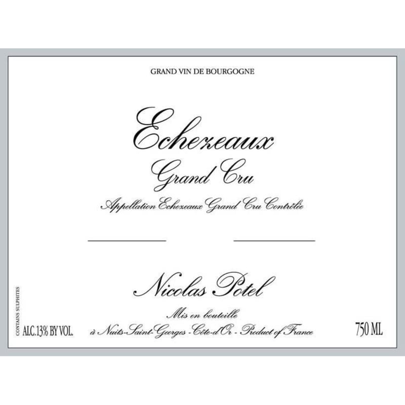 Nicolas Potel Echezeaux 2005 Front Label