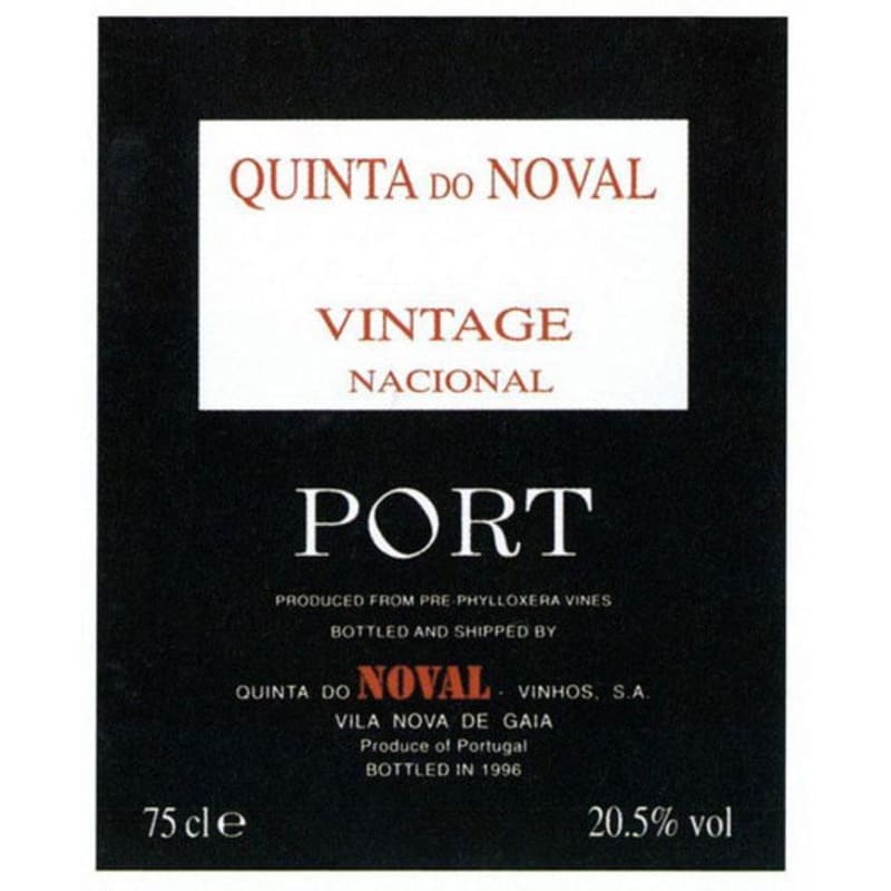 Quinta do Noval Vintage Port Nacional 1966 Front Label