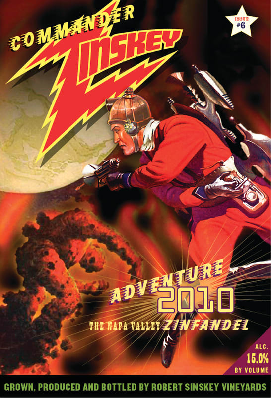 Robert Sinskey Commander Zinskey Zinfandel 2010 Front Label