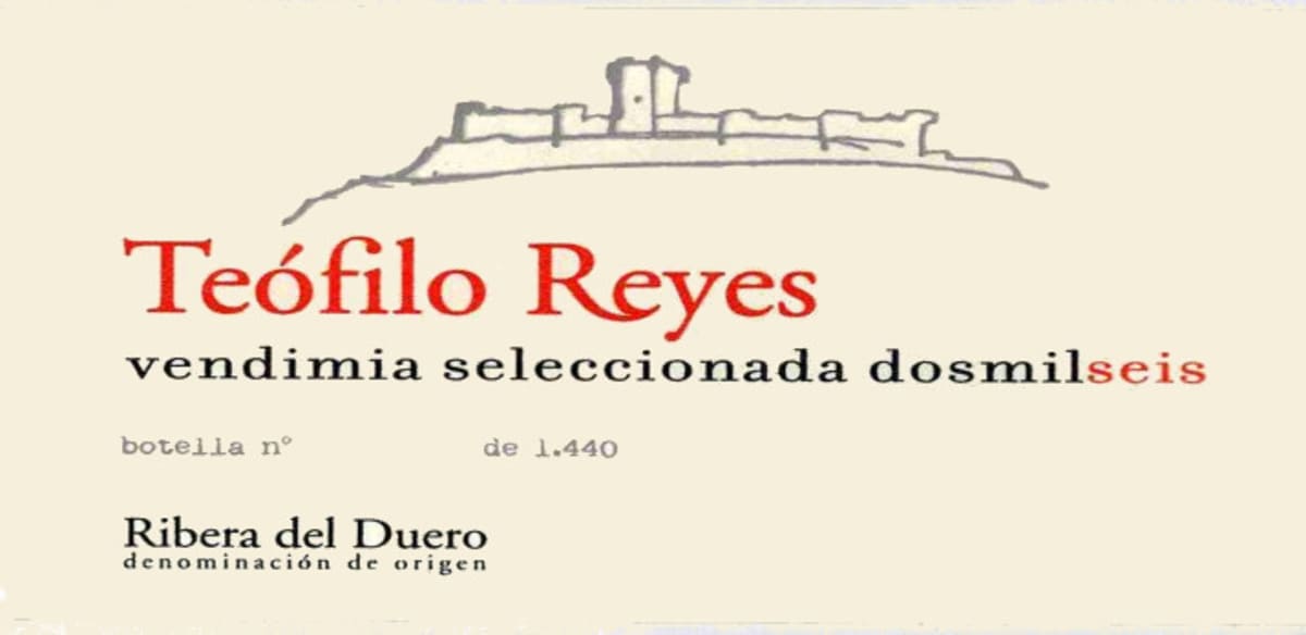 Bodegas Reyes Vendimia Seleccionada 2006 Front Label