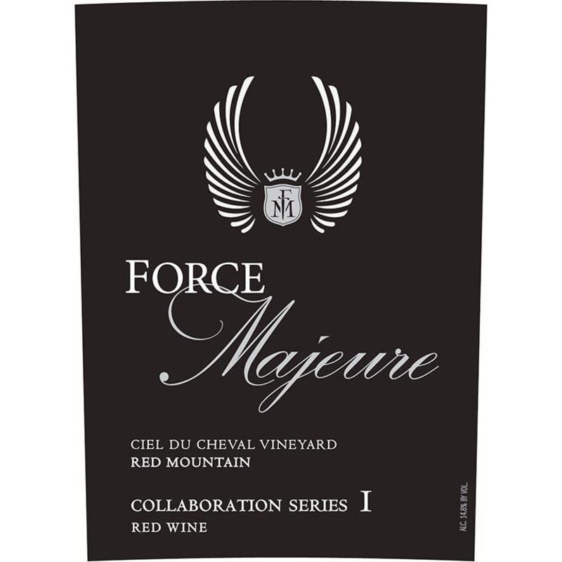 Force Majeure Collaboration Series I Ciel du Cheval Vineyard Red 2006 Front Label