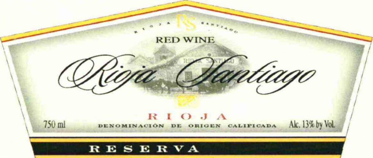 Bodegas Rioja Santiago Reserva 2011 Front Label