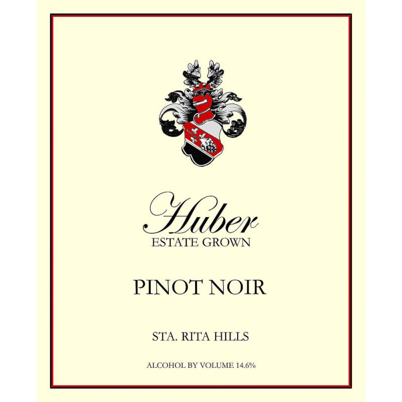 Huber Estate Pinot Noir 2004 Front Label