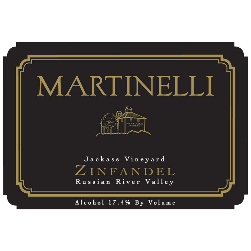 Martinelli Jackass Vineyard Zinfandel 2004 Front Label