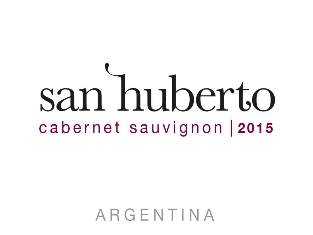 Bodegas San Huberto La Rioja Cabernet Sauvignon 2015 Front Label