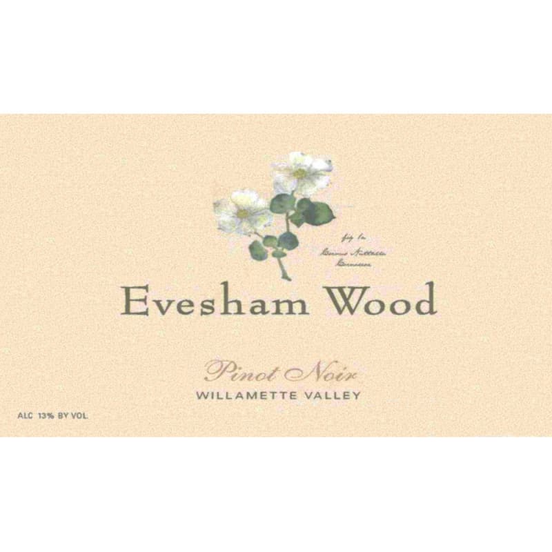 Evesham Wood Willamette Valley Pinot Noir 2015 Front Label