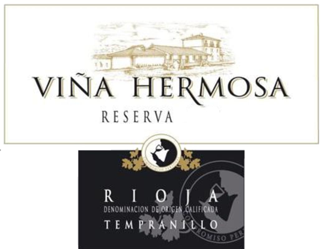 Bodegas Santalba Vina Hermosa Reserva 2007 Front Label