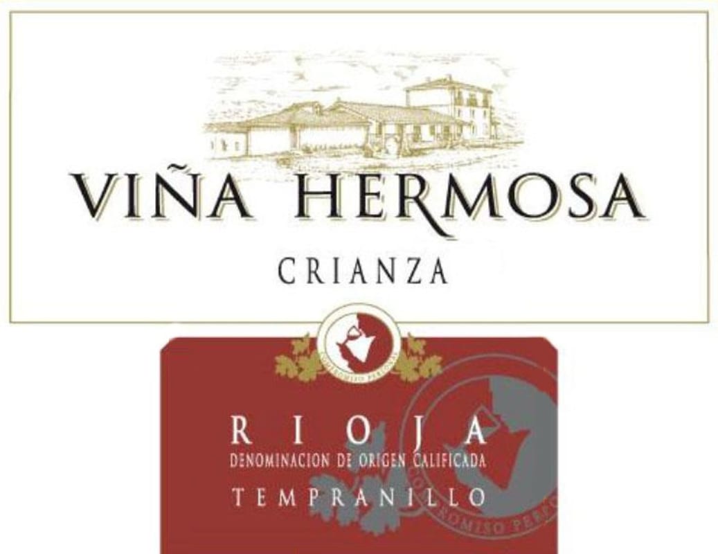 Bodegas Santalba Vina Hermosa Crianza 2014 Front Label