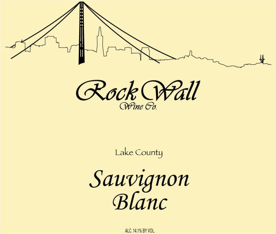 Rock Wall Sauvignon Blanc 2015 Front Label