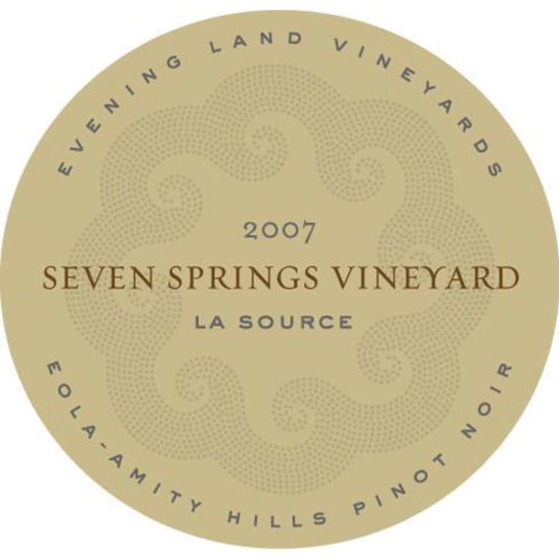 Evening Land Seven Springs Vineyard La Source Pinot Noir (1.5 Liter Magnum) 2007 Front Label