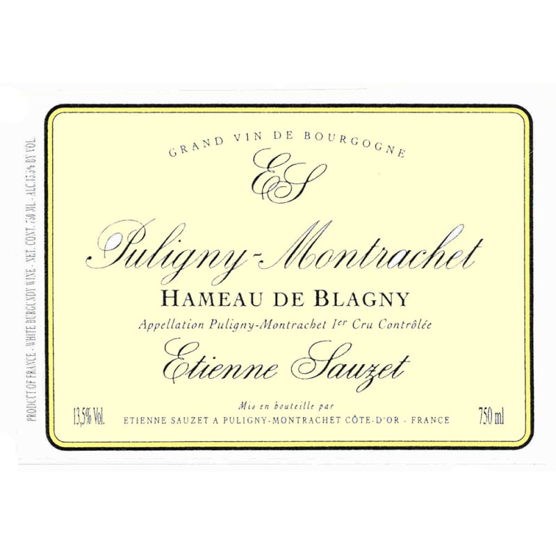 Domaine Etienne Sauzet Puligny-Montrachet Hameau de Blagny (375ML half-bottle) 2004 Front Label