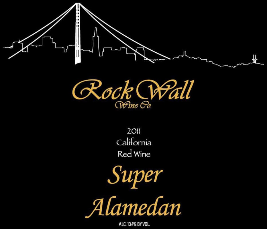 Rock Wall Super Alamedan 2011 Front Label
