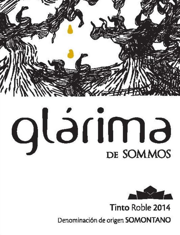 Bodegas Sommos Glarima Tinto Roble 2014 Front Label