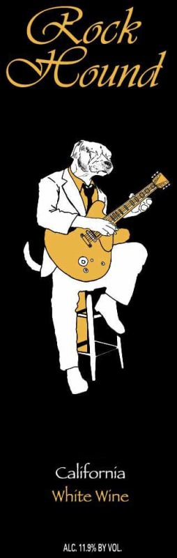 Rock Wall Rock Hound White 2015 Front Label