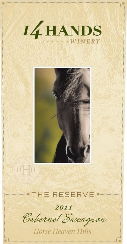 14 Hands The Reserve Cabernet Sauvignon 2011 Front Label