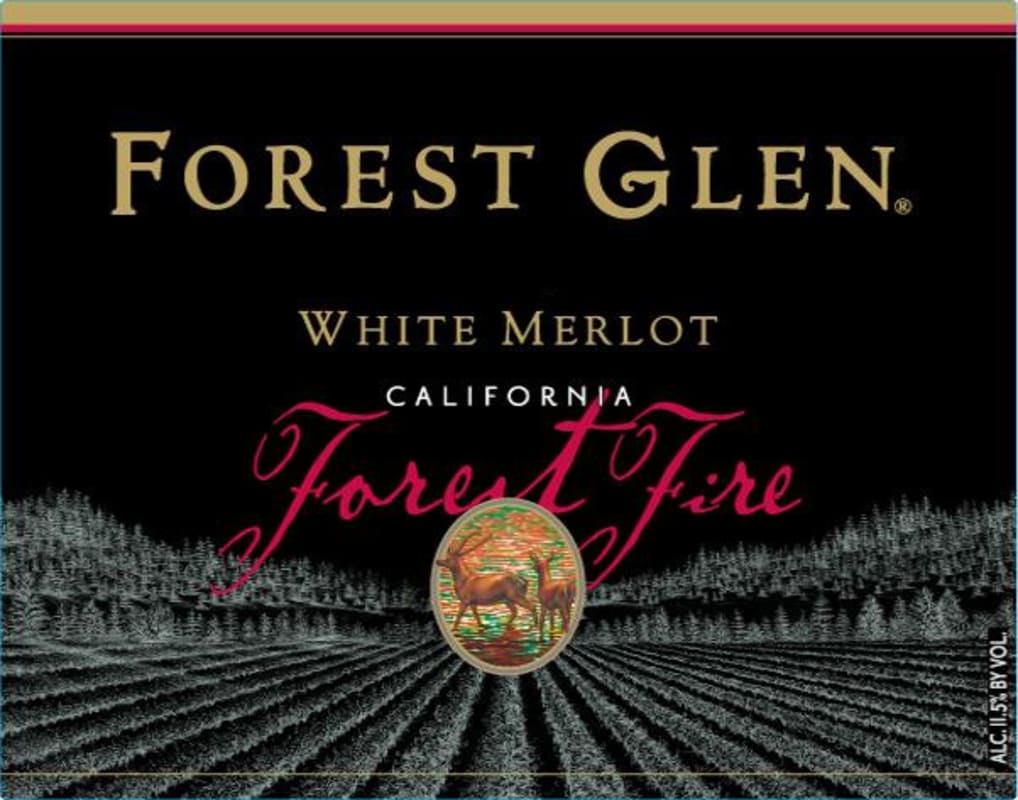 Forest Glen Forest Fire White Merlot 2008 Front Label