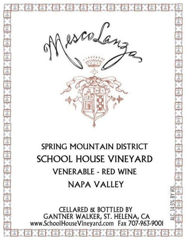School House Mescolanza 2006 Front Label