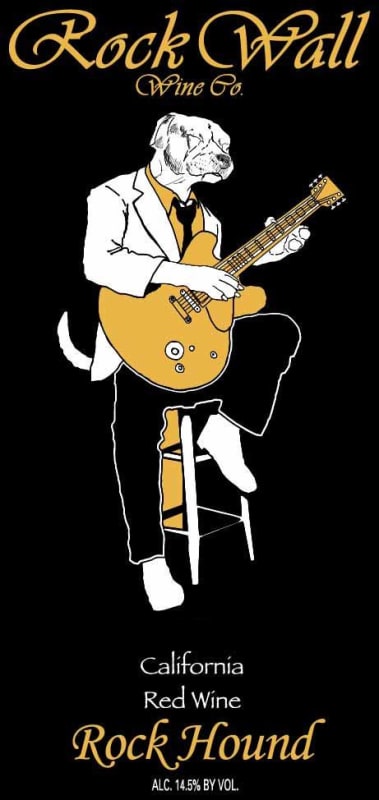 Rock Wall Rock Hound Red 2014 Front Label