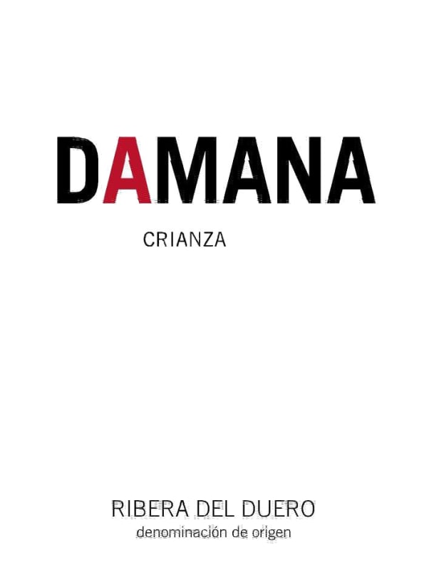 Bodegas Tabula Damana Crianza 2012 Front Label