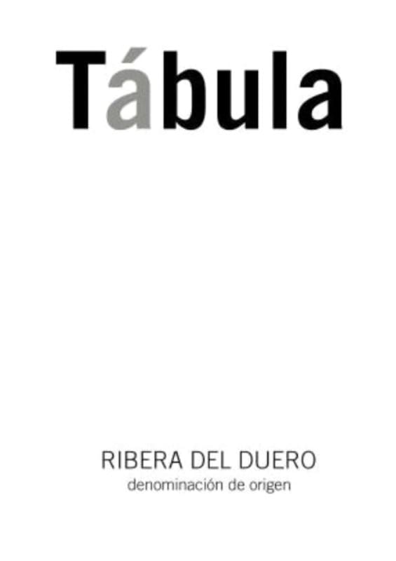 Bodegas Tabula Tabula 2012 Front Label