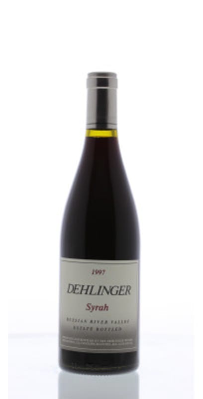 Dehlinger Estate Syrah 1997 Front Bottle Shot