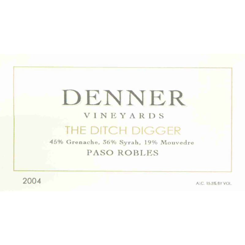 Denner The Ditch Digger 2004 Front Label