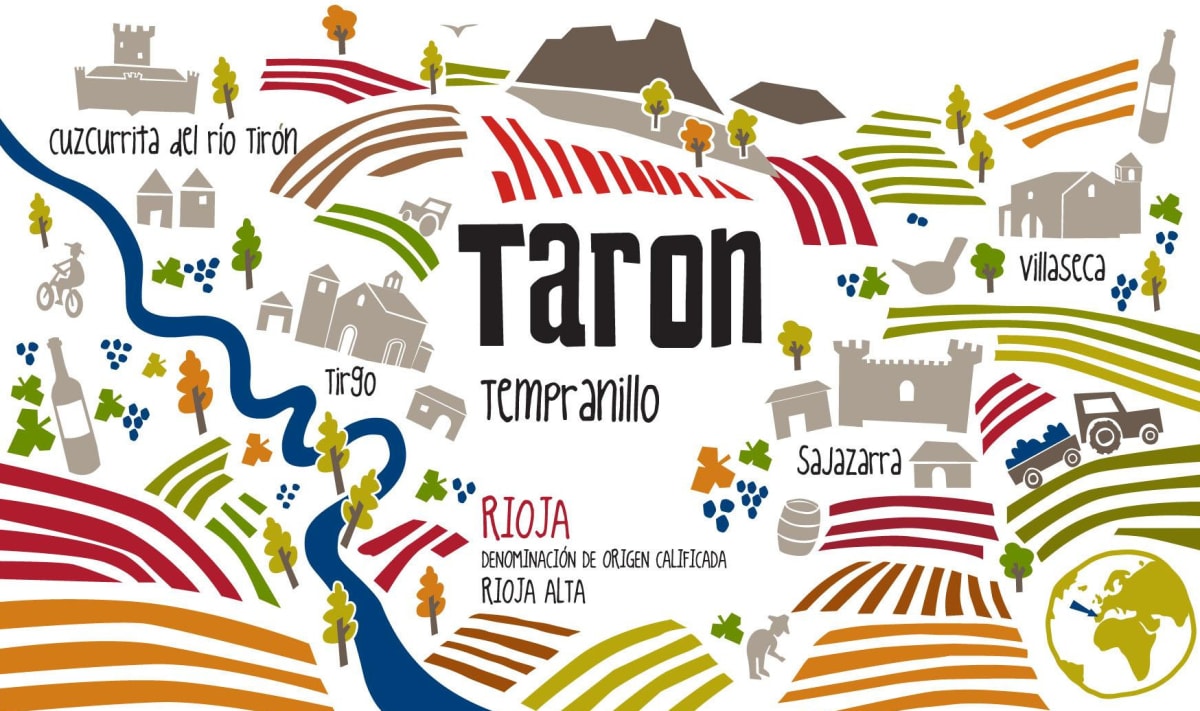 Bodegas Taron Tempranillo 2014 Front Label