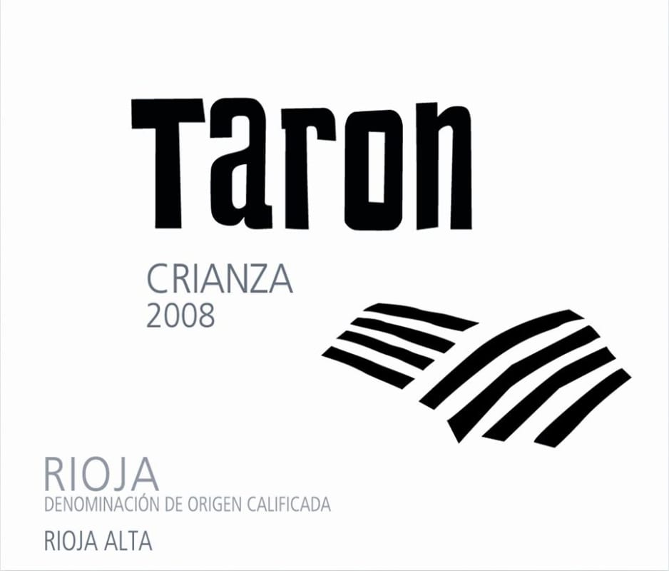 Bodegas Taron Crianza 2008 Front Label