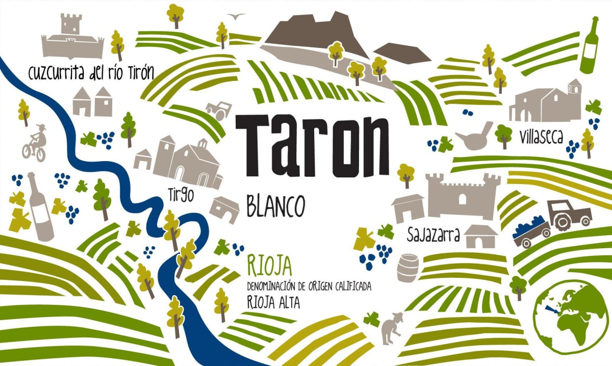 Bodegas Taron Blanco 2013 Front Label