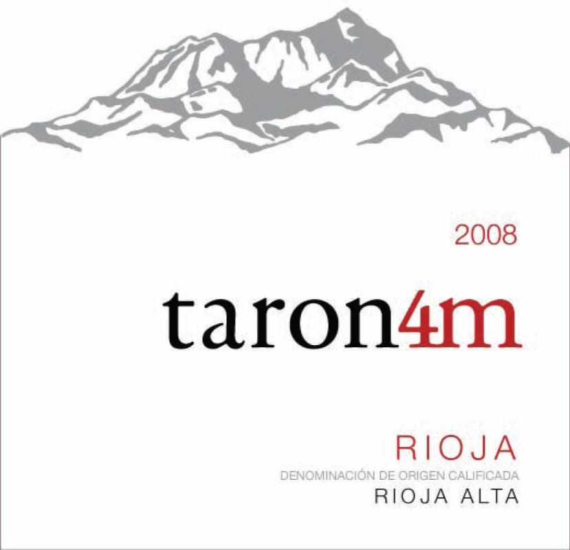 Bodegas Taron 4m 2008 Front Label