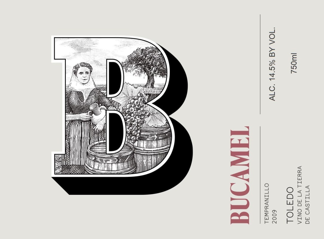 Bodegas Tierras De Orgaz S.L. Vino de la Tierra Bucamel Tempranillo 2009 Front Label