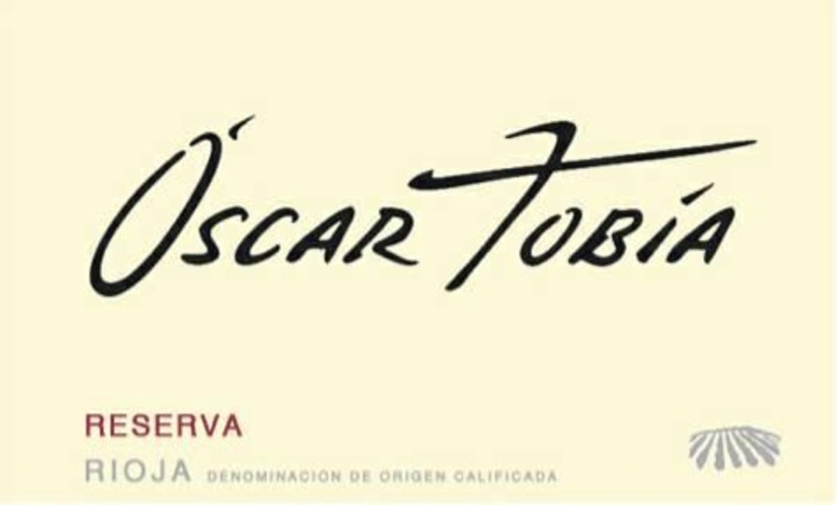 Bodegas Tobia Oscar Tobia Reserva 2010 Front Label