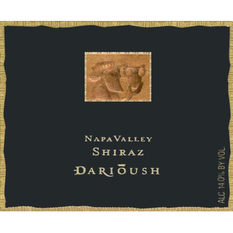 Darioush Signature Shiraz 2003 Front Label
